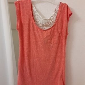 Salmon Colored Knit Shirt